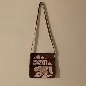 Hawaiian quilt messenger bag